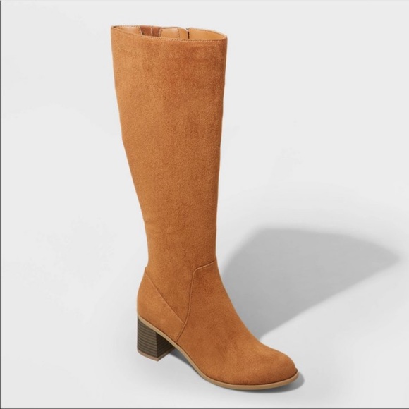 Universal Thread Shoes - NWOT Universal Thread Cognac Knee High Boots